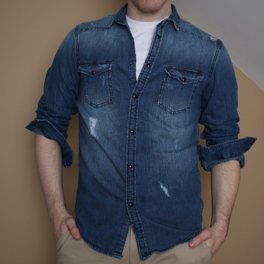 Denim Button Up